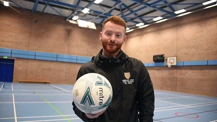 Former Wigan Athletic player teaching his skills to youngsters
