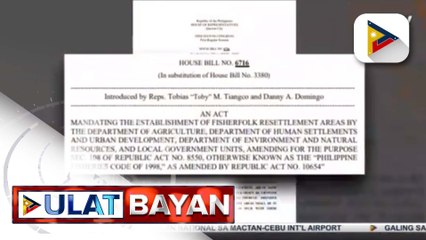 Panukalang magtatatag ng fisherfolk resettlement areas sa bansa, aprubado na sa 2nd reading