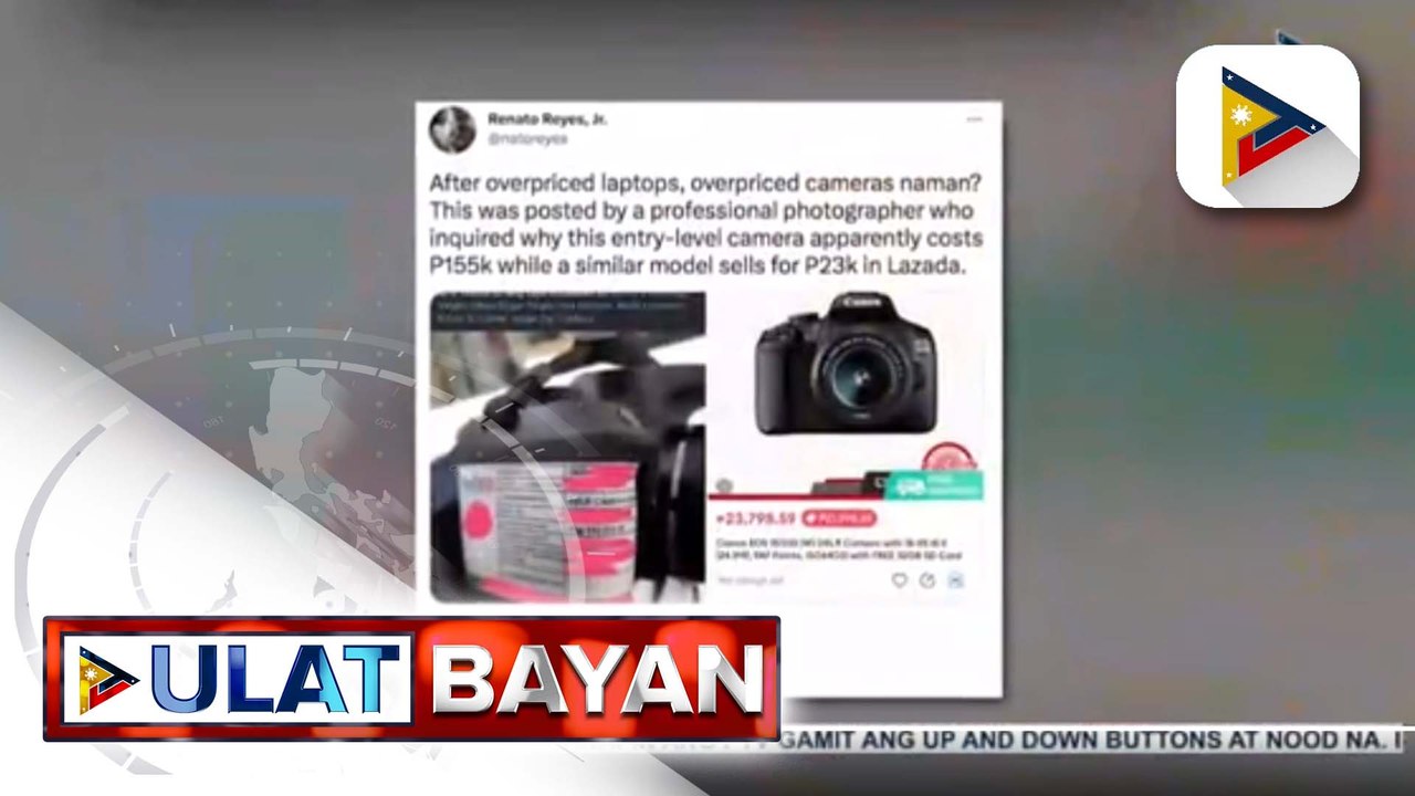 DepEd, iniimbistighan ang umano'y pagbili ng overpriced na DSLR camera