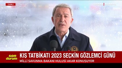 Bakan Akar: Çatlasalar da patlasalar da tankımızı, uçağımızı yapacağız