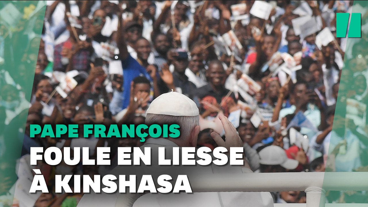 Le pape François accueilli en rockstar par les Congolais à Kinshasa