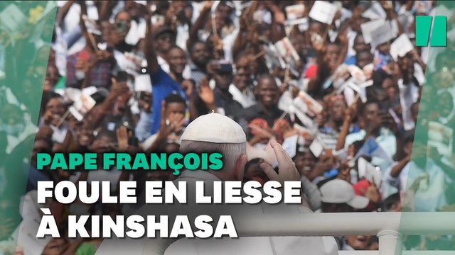 Le pape François accueilli en rockstar par les Congolais à Kinshasa
