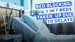 What is bed blocking and how is it impacting the NHS crisis?