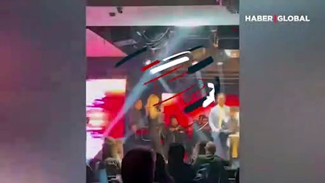 Galaya damga vuran görüntüler! Mahsun Kırmızıgül söyledi, Hande Sarıoğlu böyle dans etti