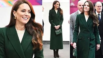 Princess Kate Looks Stunning In Custom Alexander McQueen And £74 Earrings For Her Most Recent Outing