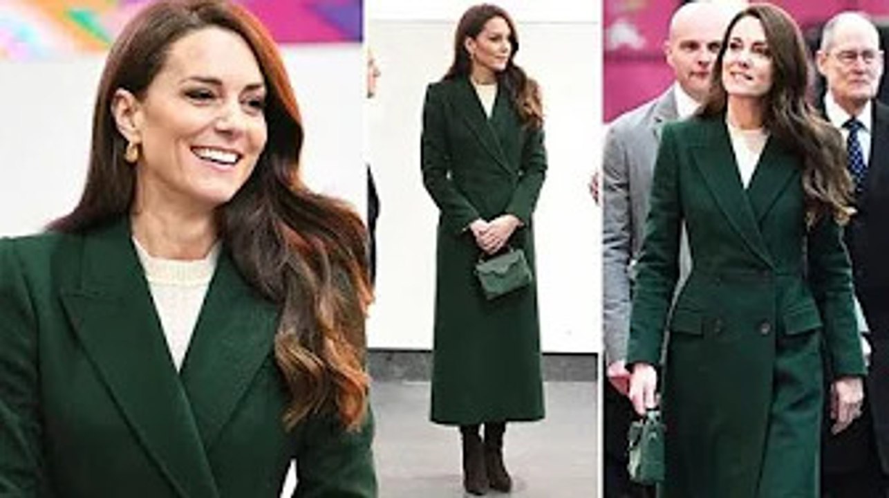 Princess Kate Looks Stunning In Custom Alexande...
