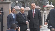 Erdoğan, MHP Genel Başkanı Bahçeli'yi ziyaret etti