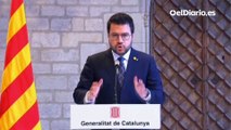 Aragonès defiende que el pacto de Presupuestos con el PSC “antepone el interés de país” y pide a Junts sumarse