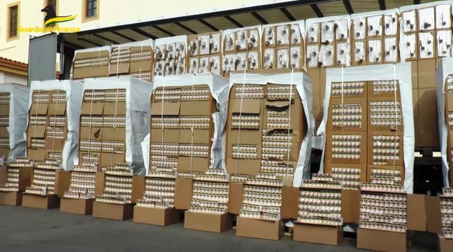 Contrabbando, sequestrate 12 tonnellate di sigarette in un Tir con targa bulgara (02.02.23)