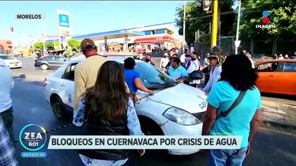 Habitantes de Cuernavaca realizan bloqueos por corte eléctrico a pozos de agua