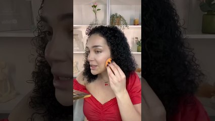 Rujla Fondöten Yapmak Bu Makyajda Sadece Ruj Kullanıldı (maskara hariç) #shorts