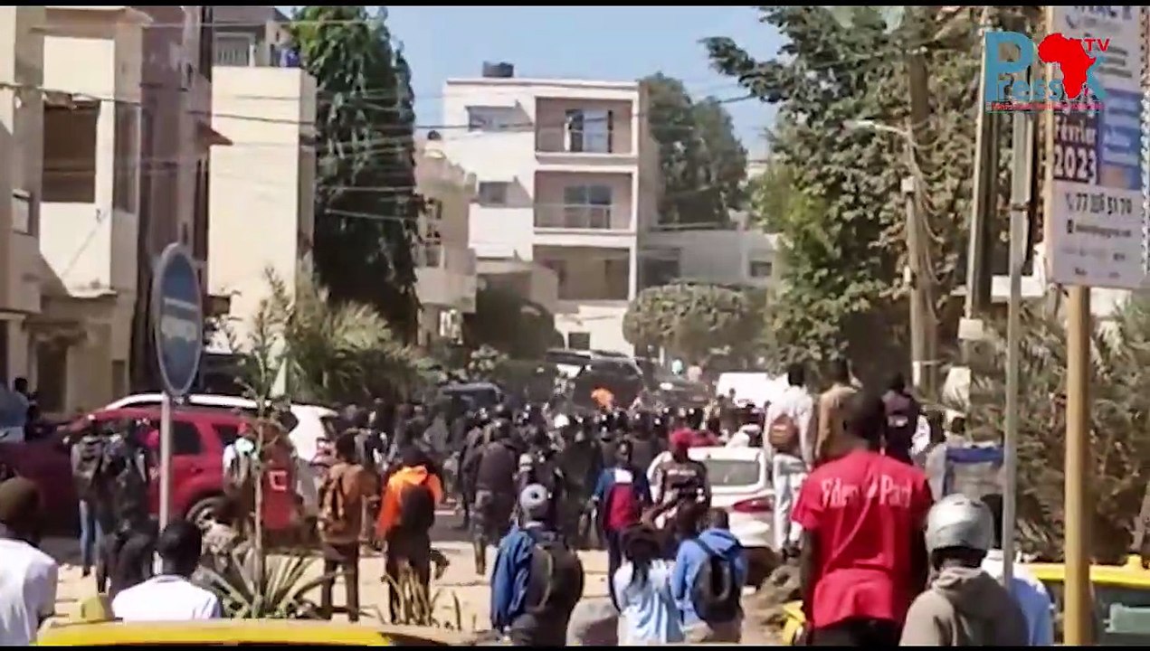 Procès Sonko/Mame Mbaye Niang : des échauffourées entre forces de l'ordre et partisans de Pastef à la Cité Keur Gorgui