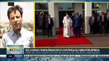 Papa Francisco en su gira por África llega a R.D. Congo