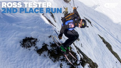 Ross Tester Second Place Run I FWT23 Ordino Arcalís Pro