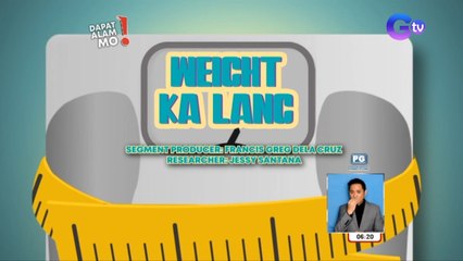 Free calorie count ng mga paborito mong pagkain, available na online! | Dapat Alam Mo!