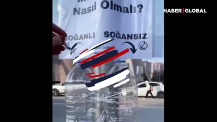 Kadıköy'de bir işletmenin 'izmaritlerini yere atanlar' için bulduğu çözüm gündem oldu
