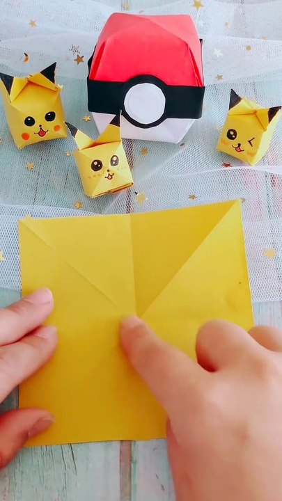 Cara Membuat Pokemon Kertas Origami - Video Dailymotion