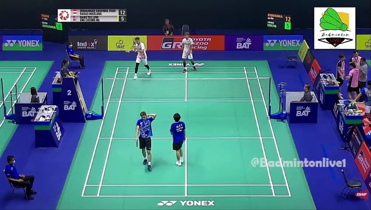 Muhammad Shohibul Fikri/Bagas Maulana vs LOW Hang Yee/NG Eng Cheong | R16 | THAILAND MASTERS 2023