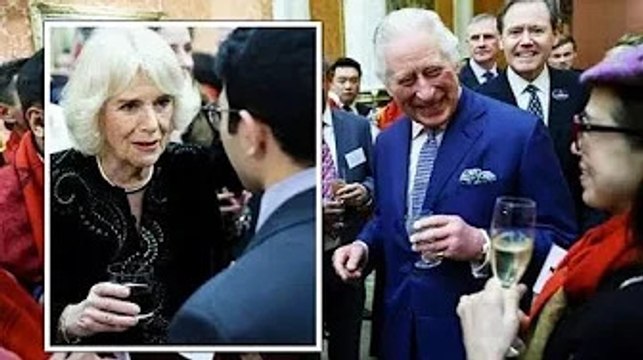 Re Carlo e la regina Camilla guidano i reali allo scintillante ricevimento a Londra