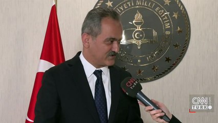 Milli Eğitim Bakanı CNN TÜRK'e konuştu: Tek tek ailelere öğrencilere ulaşılacak