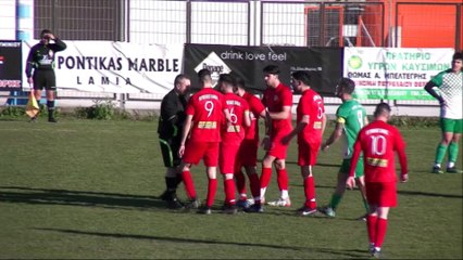 Ολυμπιακός Λαμίας-Οπούντιος Μαρτίνου 1-1