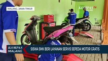 Pengabdian Masyarakat Siswa SMK Gelar Servis Sepeda Motor Gratis