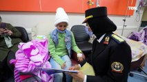 الداخلية تحتفل مع الأطفال بدور رعاية الأيتام والمستشفيات بعيد الشرطة