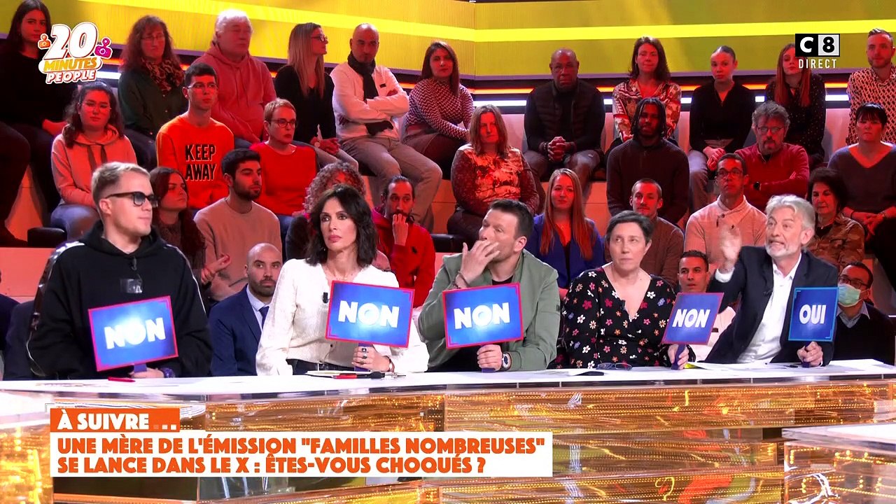 Delphine Wespiser juge l'affaire Denis Brogniart dans TPMP le mercredi 1er février 2023 sur C8