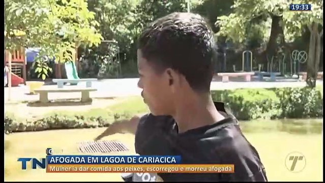 Mulher morre afogada ao alimentar peixes em lagoa