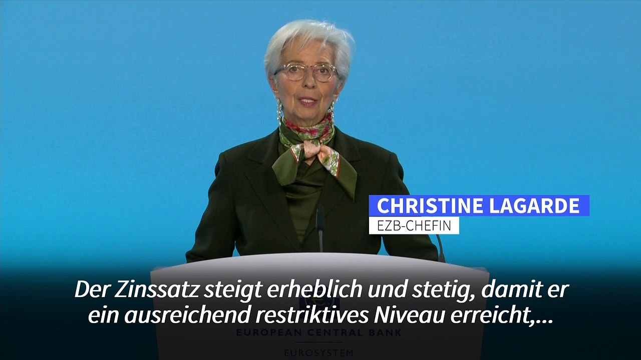 EZB erhöht Zinsen - und kündigt weitere Steigerung an