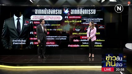 ฉากหน้าสงคราม VS ฉากหลังการรบ | ข่าวข้นคนข่าว | NationTV22