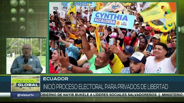Ecuador: Candidatos realizan cierres de campaña con vistas a comicios seccionales