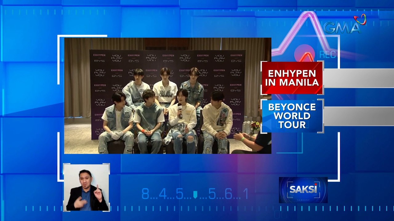 Pagbabalik-bansa ng KPop boy group na Enhypen, mainit na sinalubong ng kanilang fans | Saksi