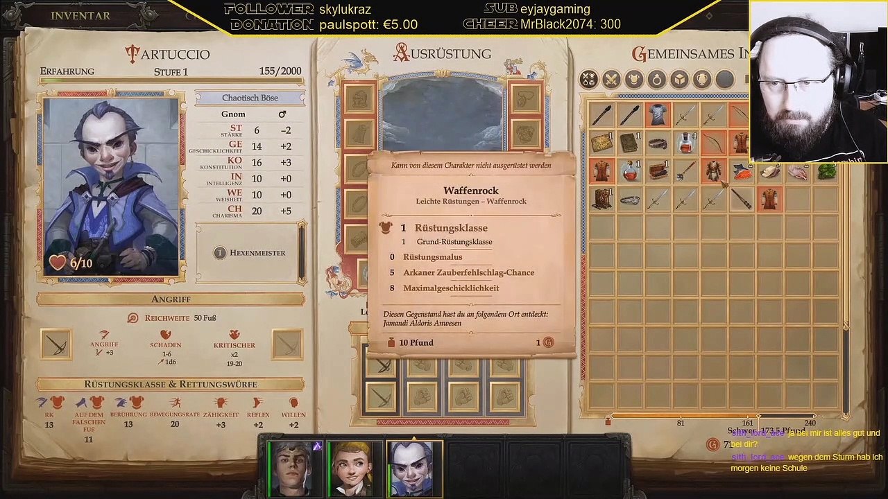 Nächtlicher Überfall. Pathfinder: Kingmaker #2