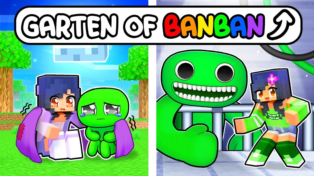 Growing up GARTEN OF BANBAN in Minecraft! - video Dailymotion