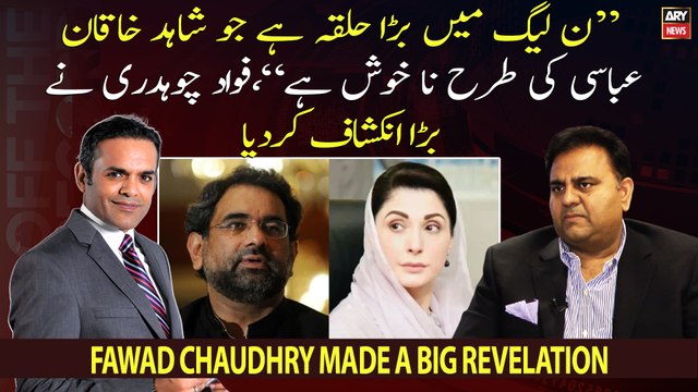 Large fraction of PML-N is unhappy like Shahid Khaqan Abbasi with , Fawad Chaudhry