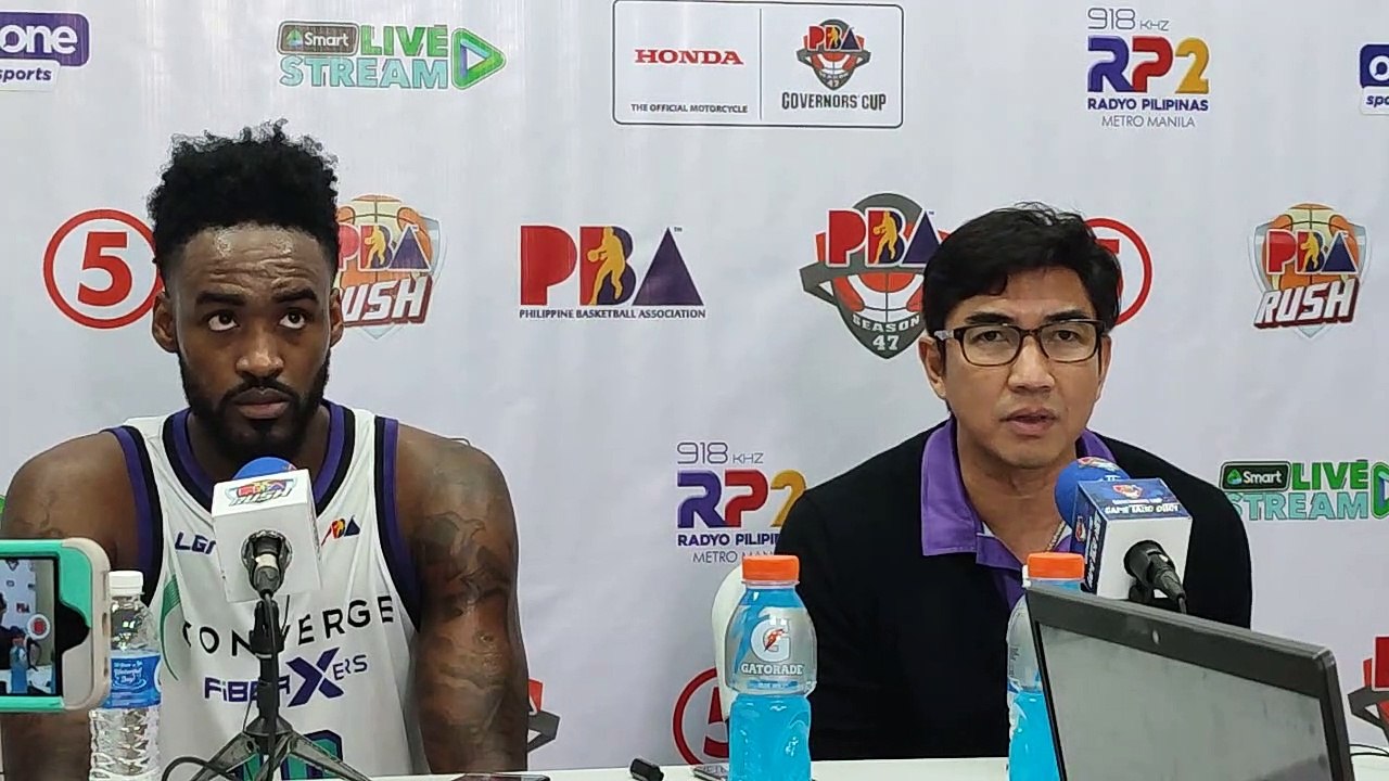 Converge postgame press conference after 112-98 win over Rain or Shine | PBA Governors' Cup
