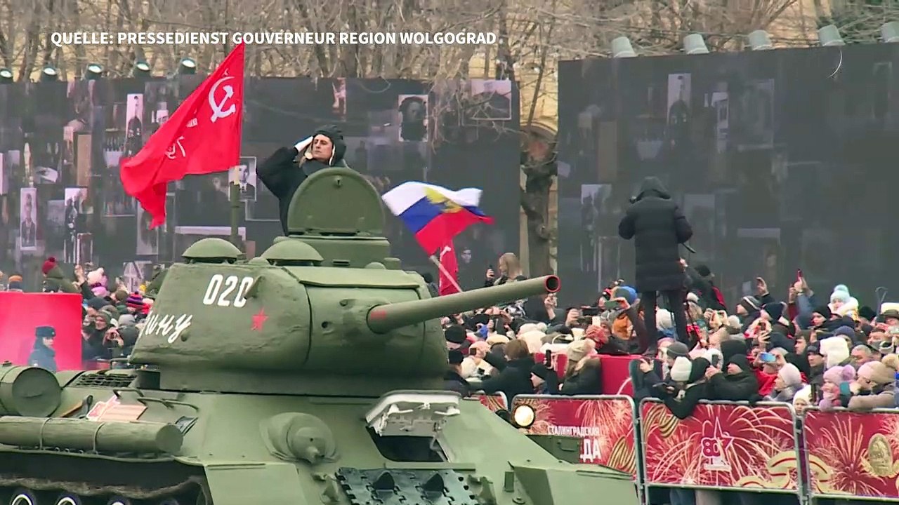 Putin sieht in Rede zu Stalingrad wieder Bedrohung durch deutsche Panzer