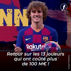 Ces 13 joueurs qui ont coûté plus de 100 M€