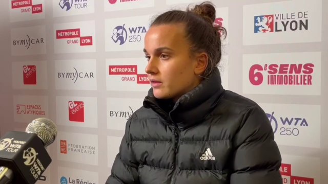 WTA - Open 6e Sens - Lyon 2023 - Clara Burel : Je suis sûre que ça va tourner dans le bon sens à un moment donné ou un autre