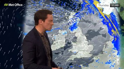 Met Office Evening Weather Forecast 02/02/23 – Mild and Cloudy