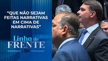 Flávio Bolsonaro diz que denúncia de Marcos do Val não configura crime | LINHA DE FRENTE
