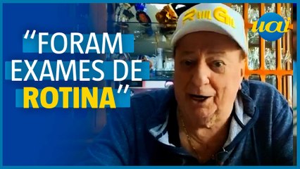 Raul Gil tranquiliza fãs após internação: 'estou bem'