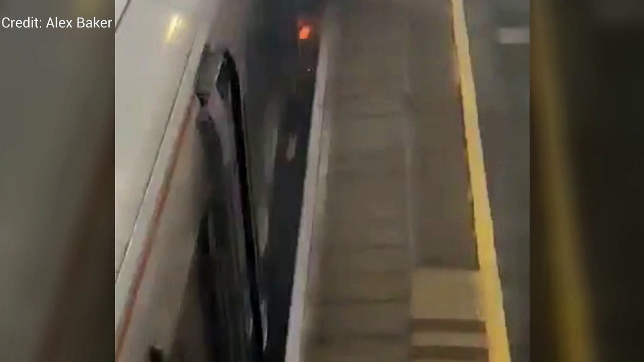 West Malling railway station fire