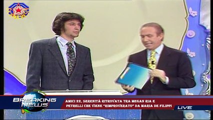 Amici 22, serenità ritrovata tra Megan Ria e  Petrelli che viene “rimproverato” da Maria De Filippi