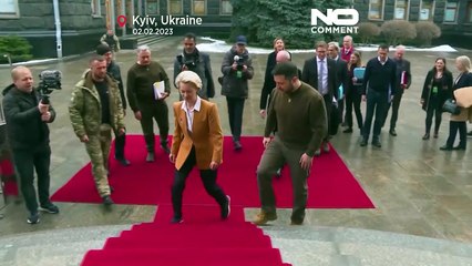 I vertici europei a Kiev per un summit operativo con il presidente Zelensky