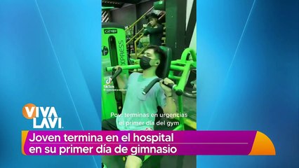 Hombre termina en urgencias en su primer día de gym