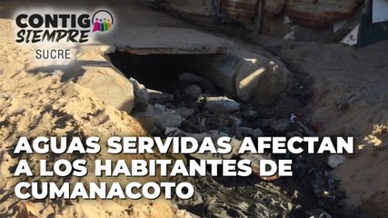 Aguas servidas afectan a los habitantes de Cumanacoto - Contigo Siempre