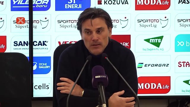 Vincenzo Montella: Takımımla gurur duyuyorum
