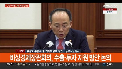 [현장연결] 비상경제장관회의, 수출·투자 지원 방안 논의